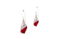 Ornate Earrings- Coral