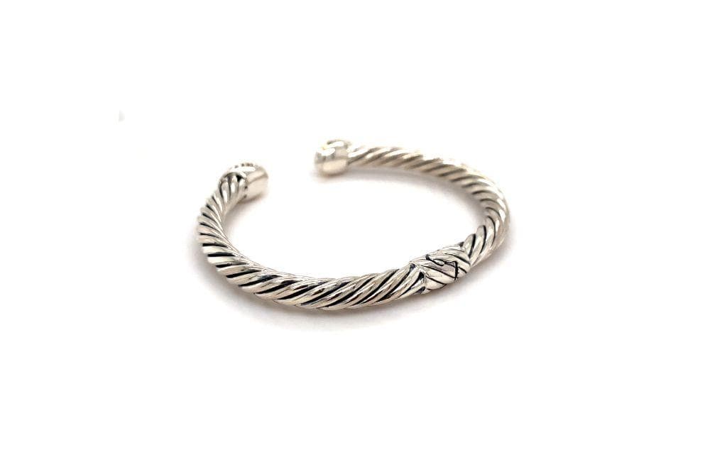 Pave Diamond Cable Bangle