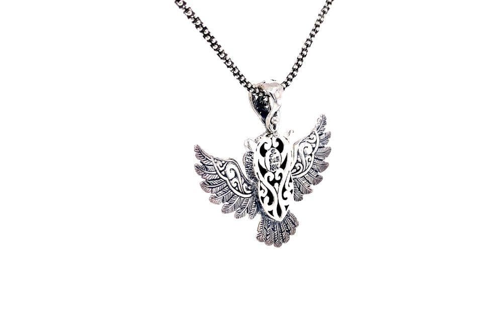 Owl Pendant- Amethyst