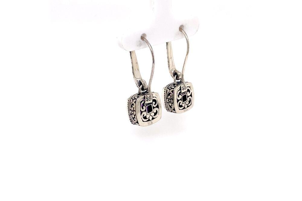 Honesty Earrings- Amethyst