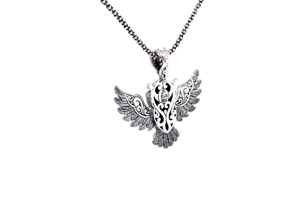 Owl Pendant- Amethyst