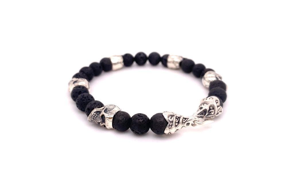 Skulls And Lava Bracelet