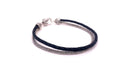 Latitude Bracelet- Black Leather