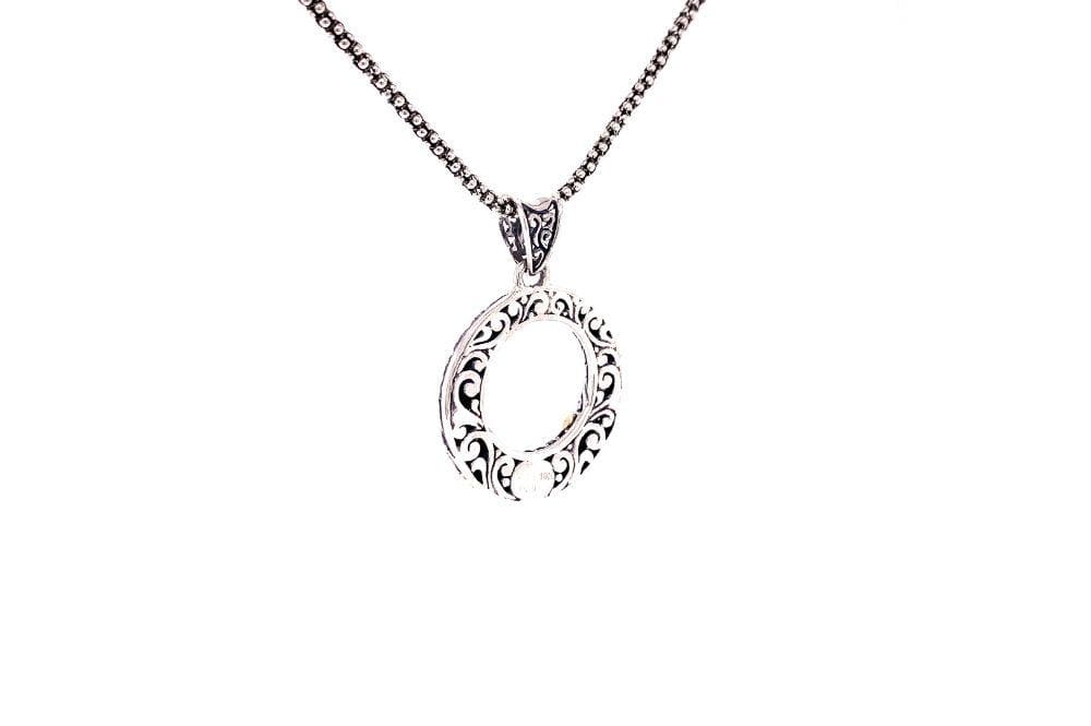 Ubud Pendant- Black Spinel