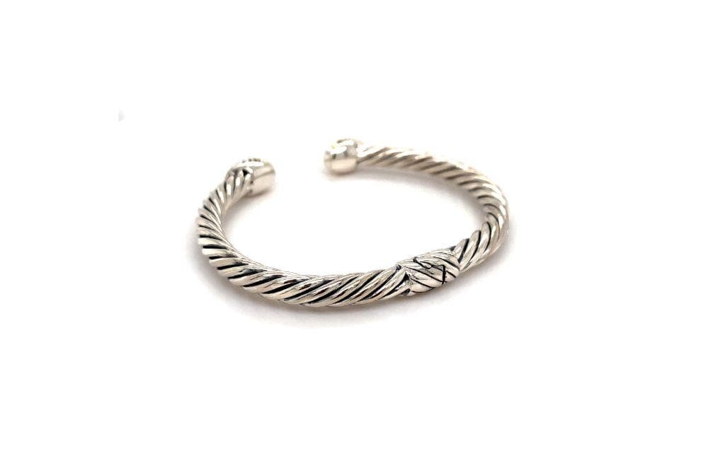 Pave Diamond Cable Bangle