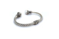 Bali Twist Bangle- White Pearl