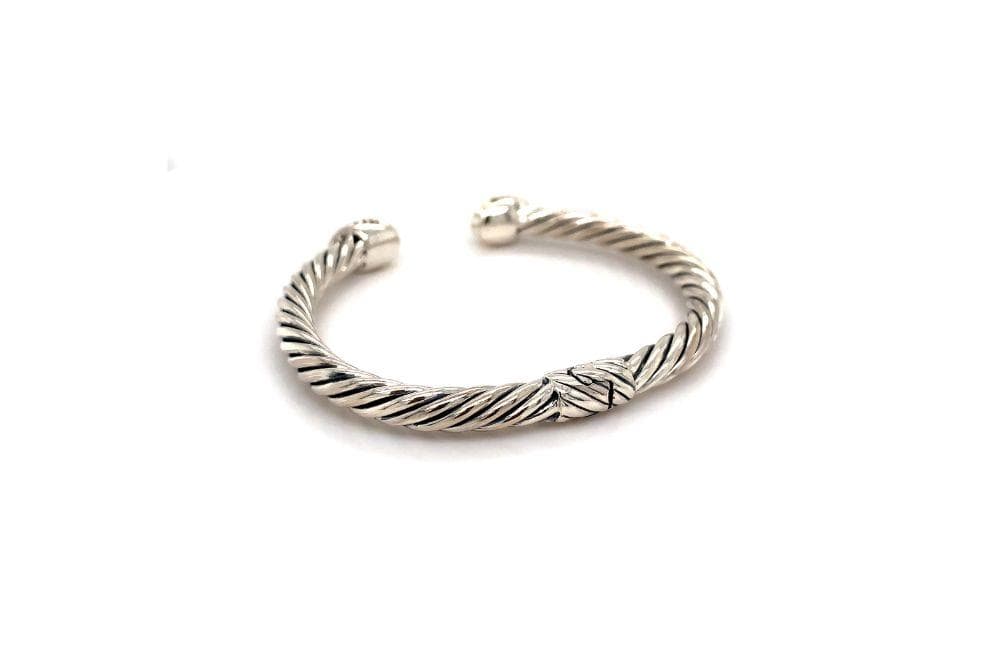 Pave Diamond Cable Bangle
