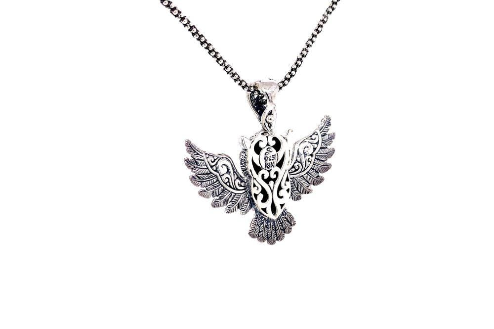Owl Pendant- Amethyst