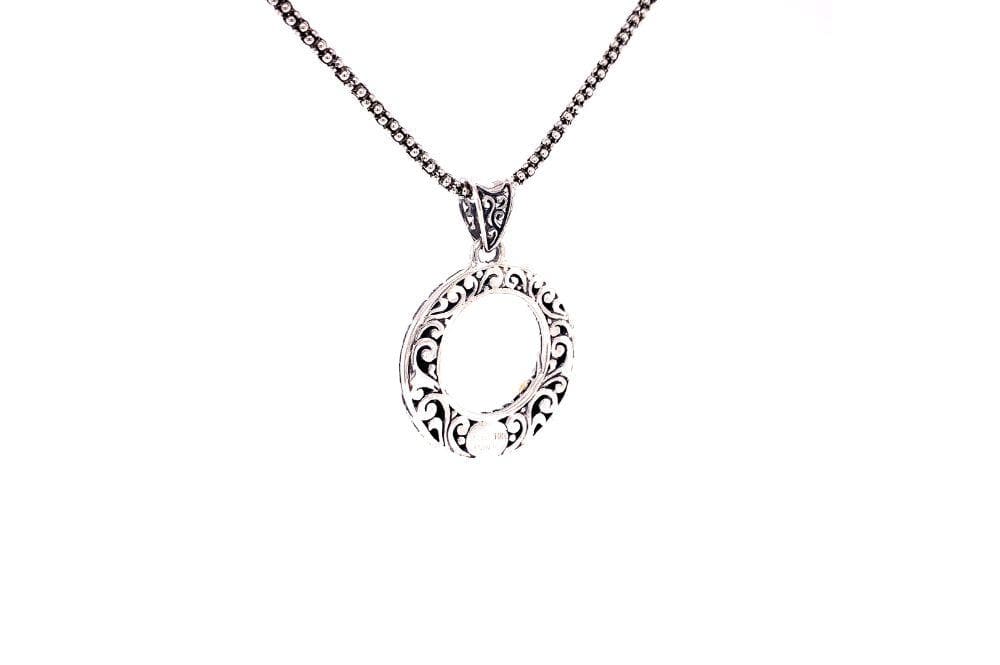 Ubud Pendant- Black Spinel