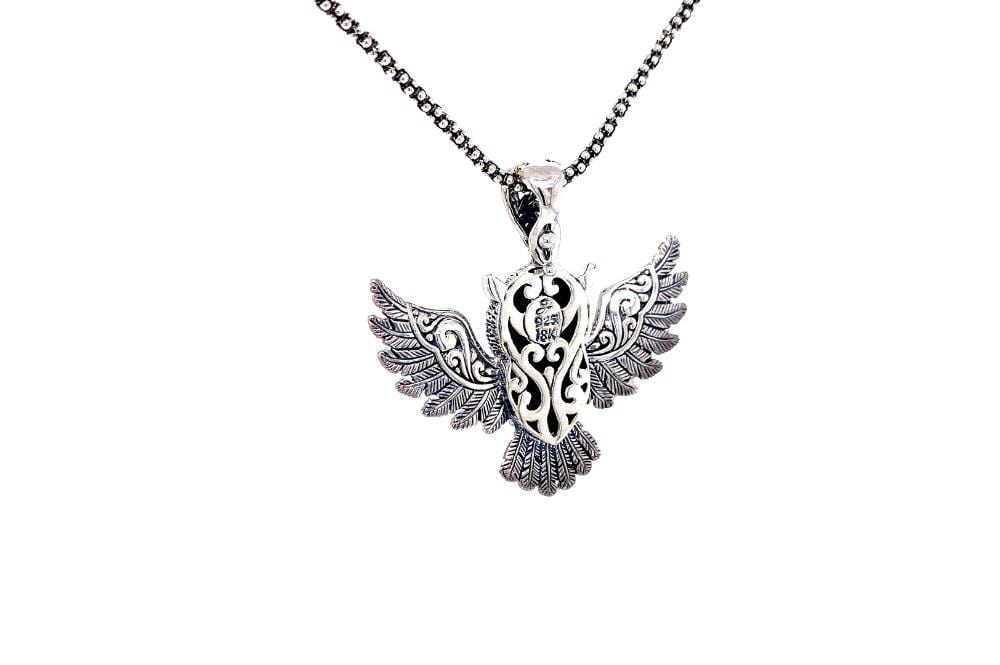 Owl Pendant- Amethyst