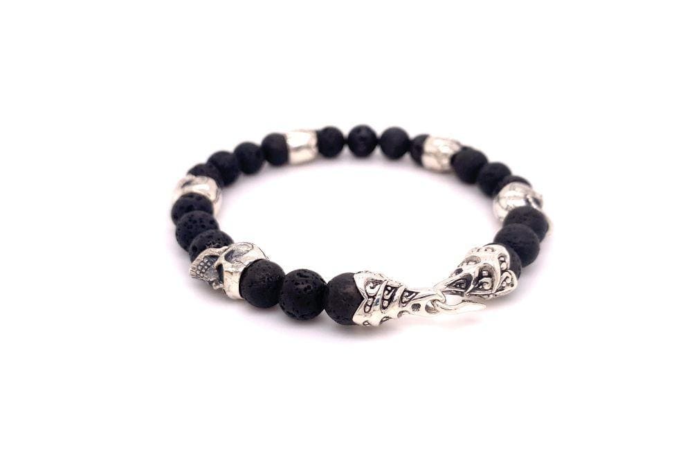 Skulls And Lava Bracelet