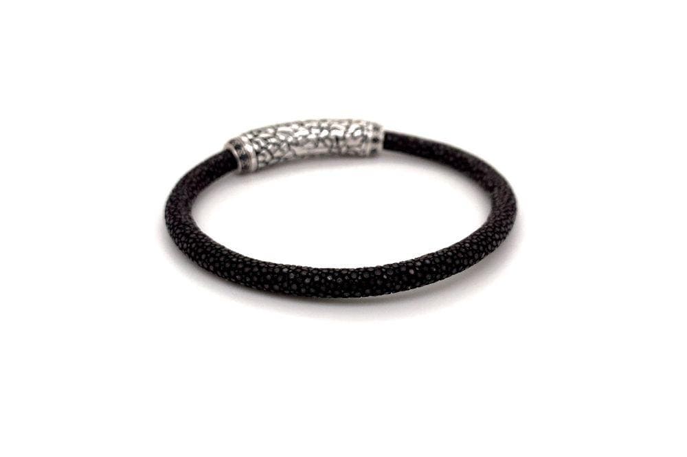 Stingray Leather Bracelet- Brown