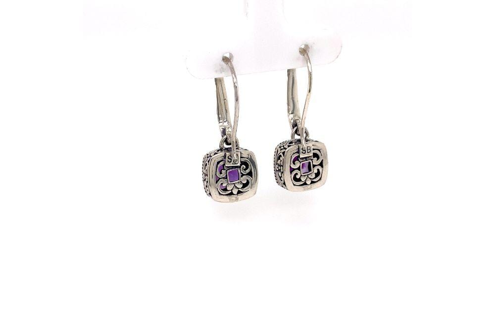 Honesty Earrings- Amethyst