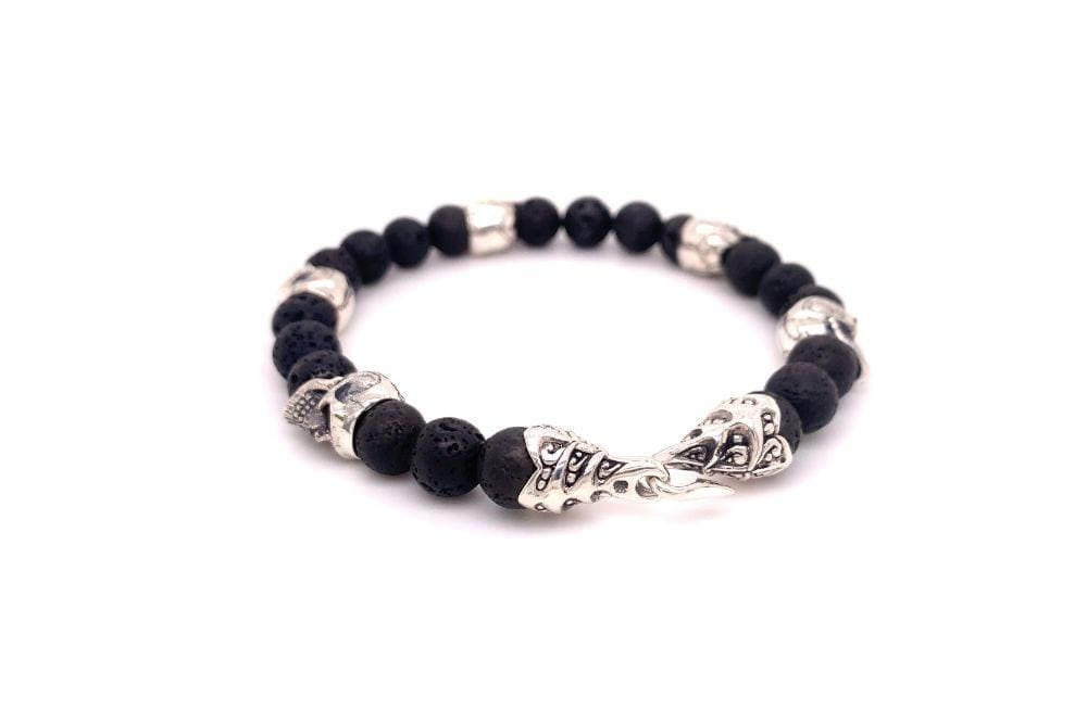 Skulls And Lava Bracelet