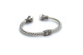Bali Twist Bangle- White Pearl