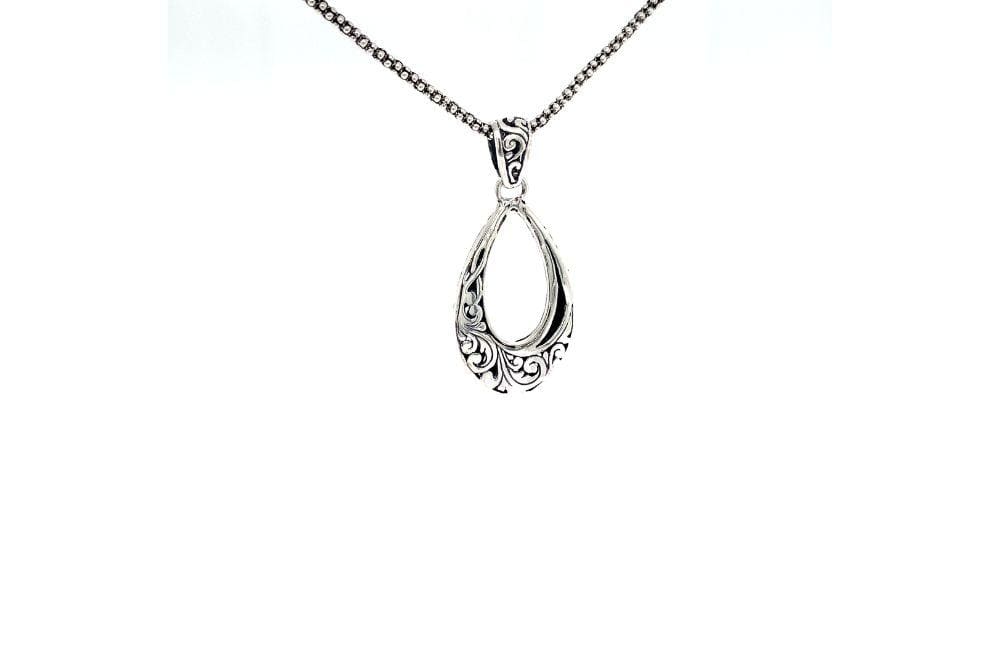 Embrace Pendant- Black Shell