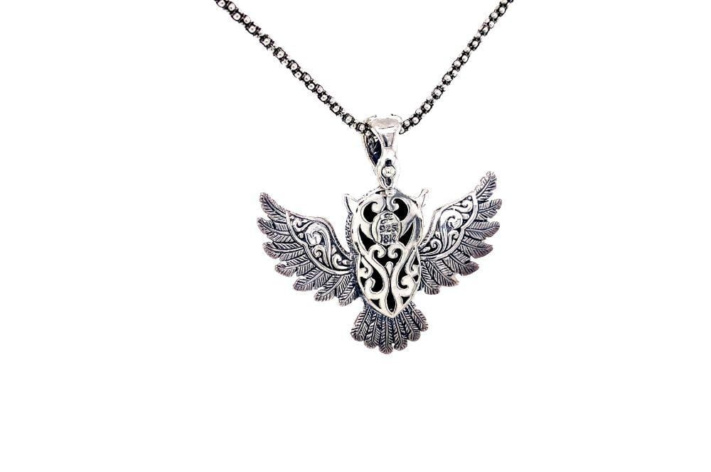 Owl Pendant- Amethyst