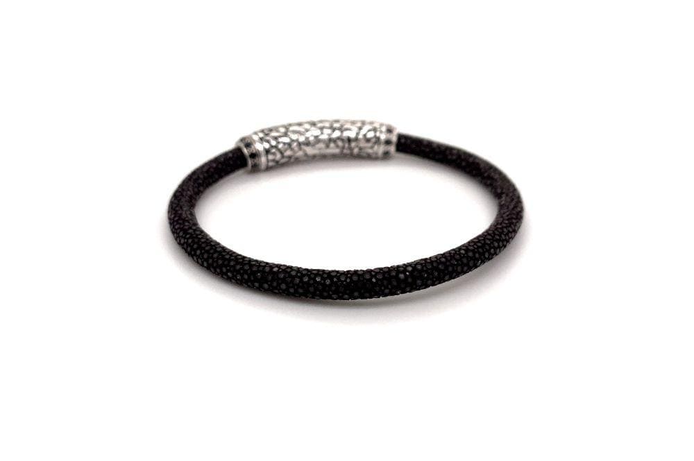 Stingray Leather Bracelet- Brown