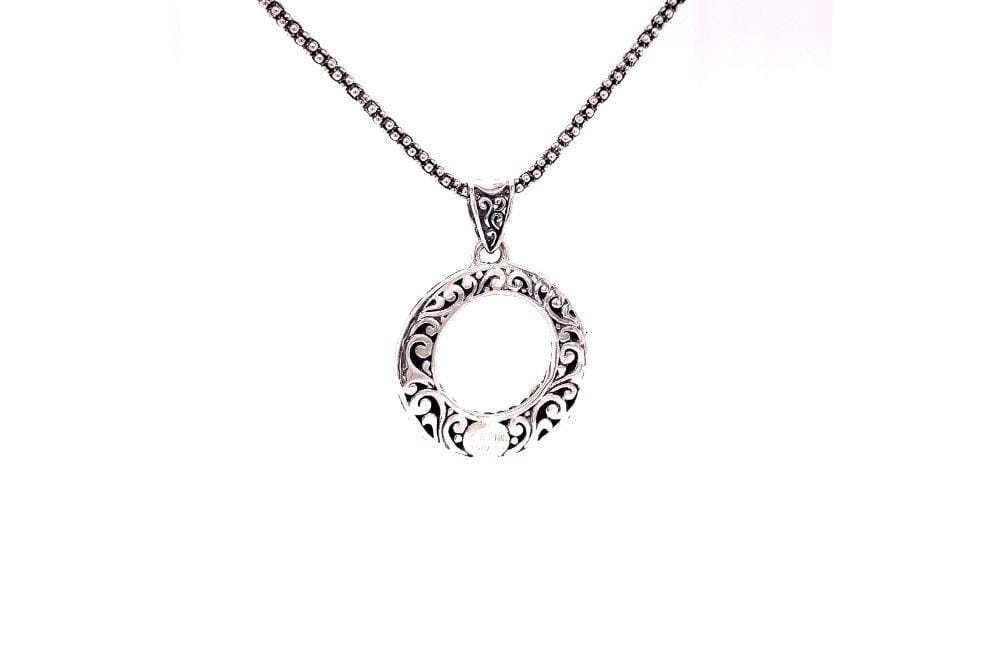 Ubud Pendant- Black Spinel