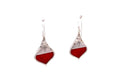 Ornate Earrings- Coral