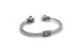 Bali Twist Bangle- White Pearl