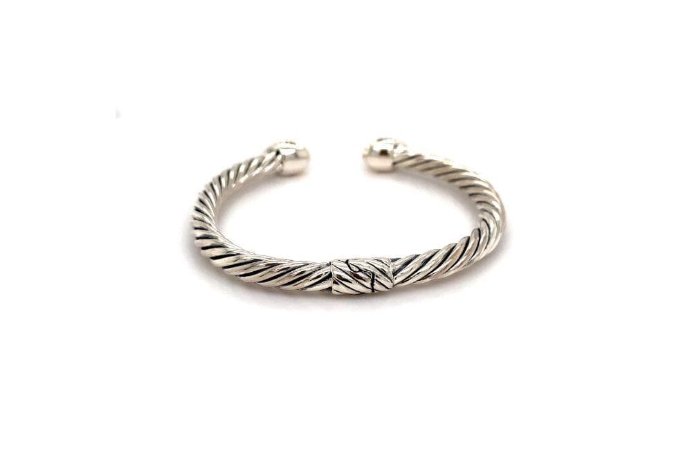 Pave Diamond Cable Bangle