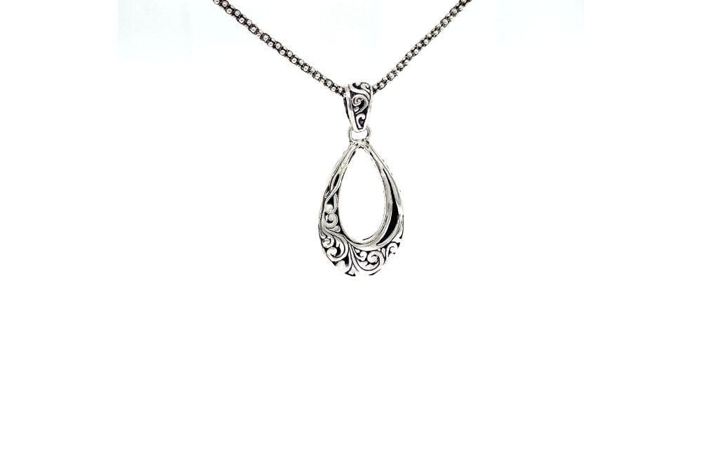 Embrace Pendant- Black Shell