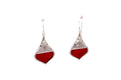 Ornate Earrings- Coral
