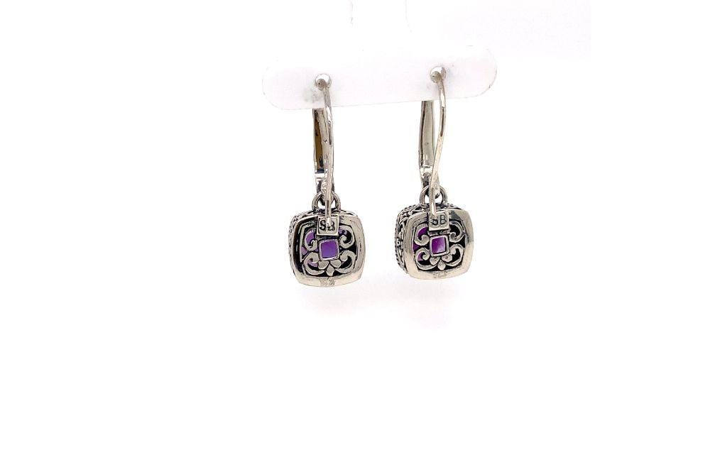 Honesty Earrings- Amethyst