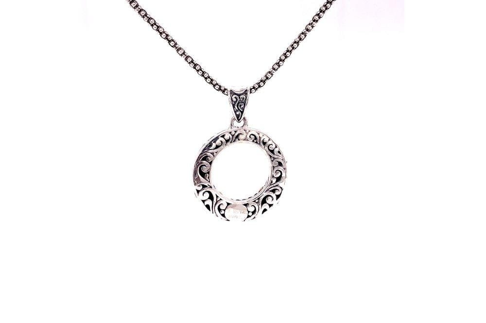 Ubud Pendant- Black Spinel