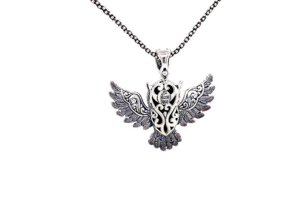 Owl Pendant- Amethyst