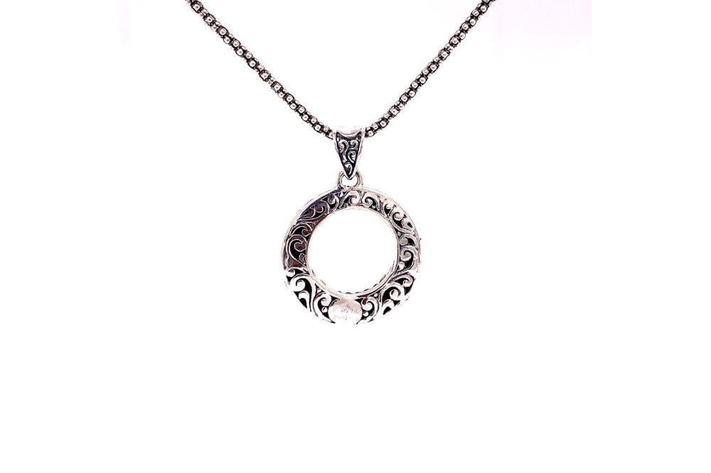 Ubud Pendant- Black Spinel