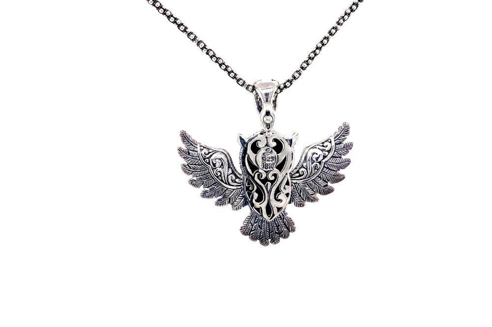 Owl Pendant- Amethyst