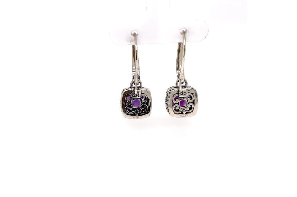 Honesty Earrings- Amethyst