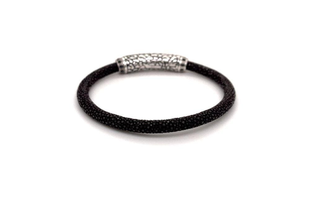 Stingray Leather Bracelet- Brown