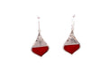 Ornate Earrings- Coral
