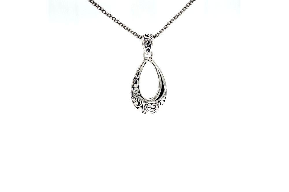 Embrace Pendant- Black Shell