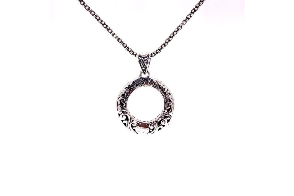 Ubud Pendant- Black Spinel