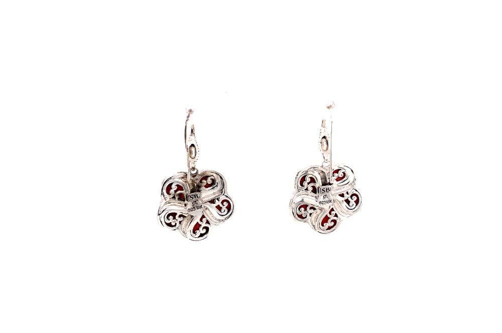 Sumba Earrings- Coral