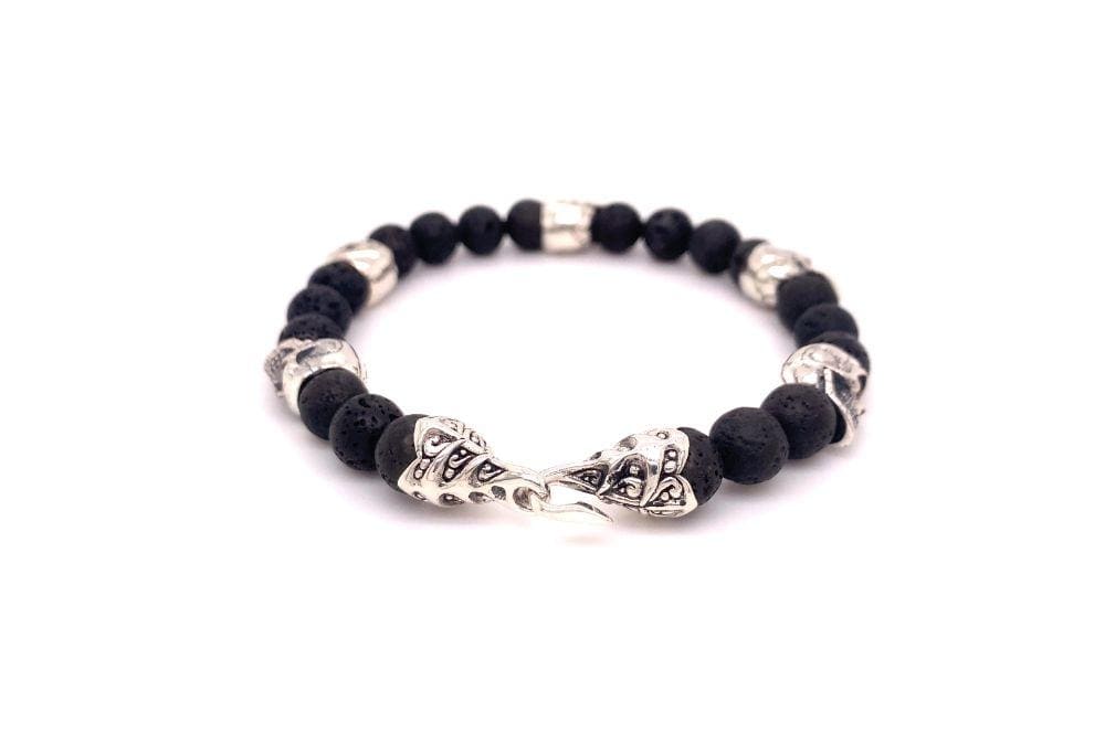 Skulls And Lava Bracelet