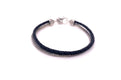 Latitude Bracelet- Black Leather
