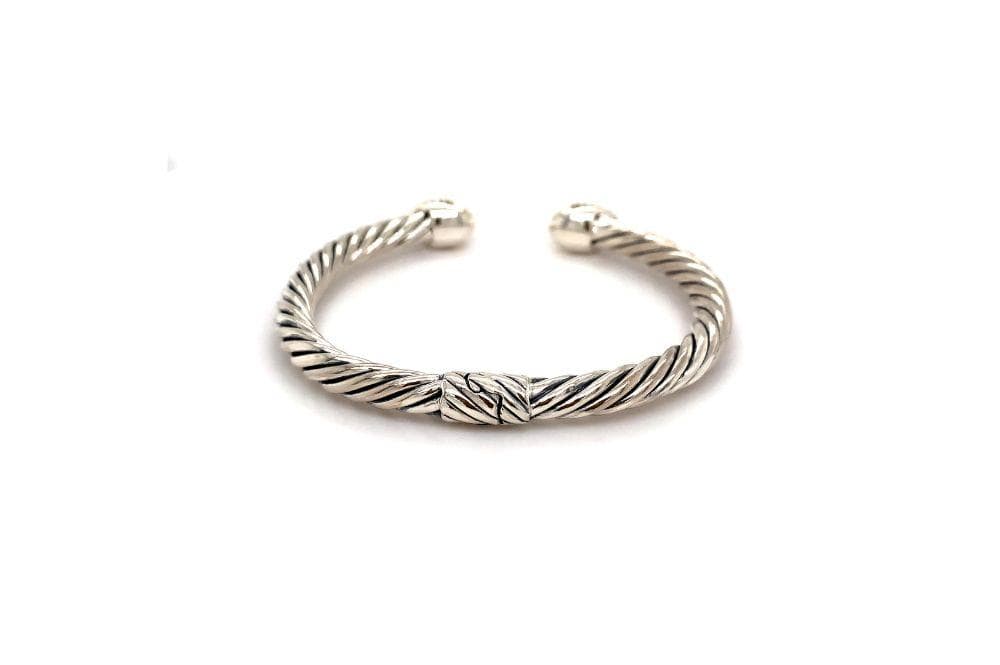 Pave Diamond Cable Bangle