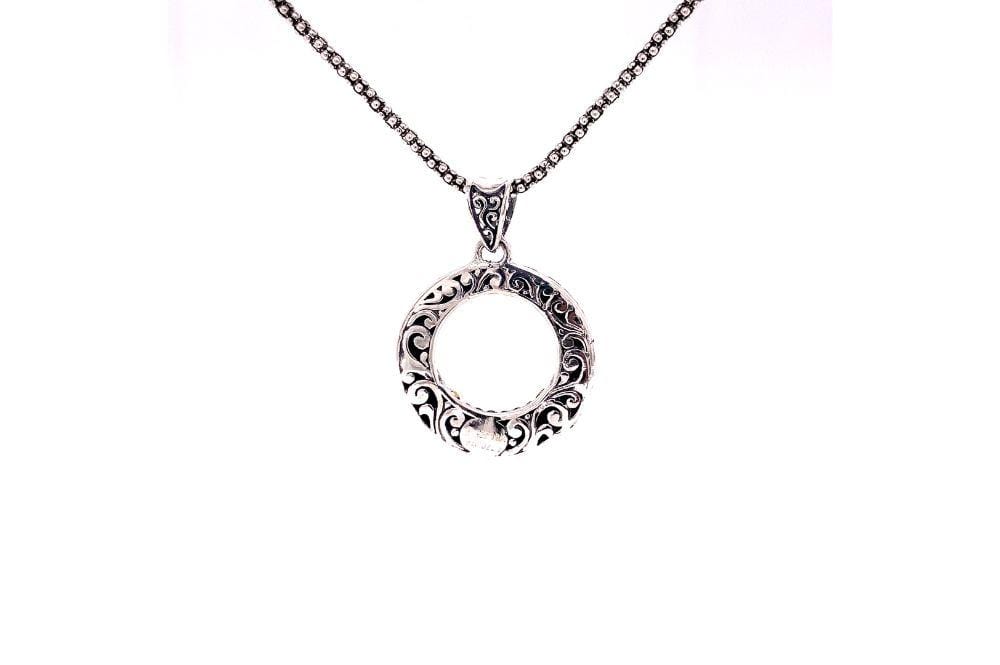 Ubud Pendant- Black Spinel