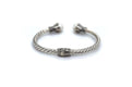 Bali Twist Bangle- White Pearl