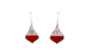 Ornate Earrings- Coral