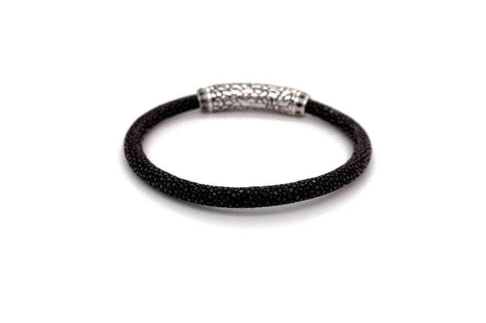 Stingray Leather Bracelet- Brown
