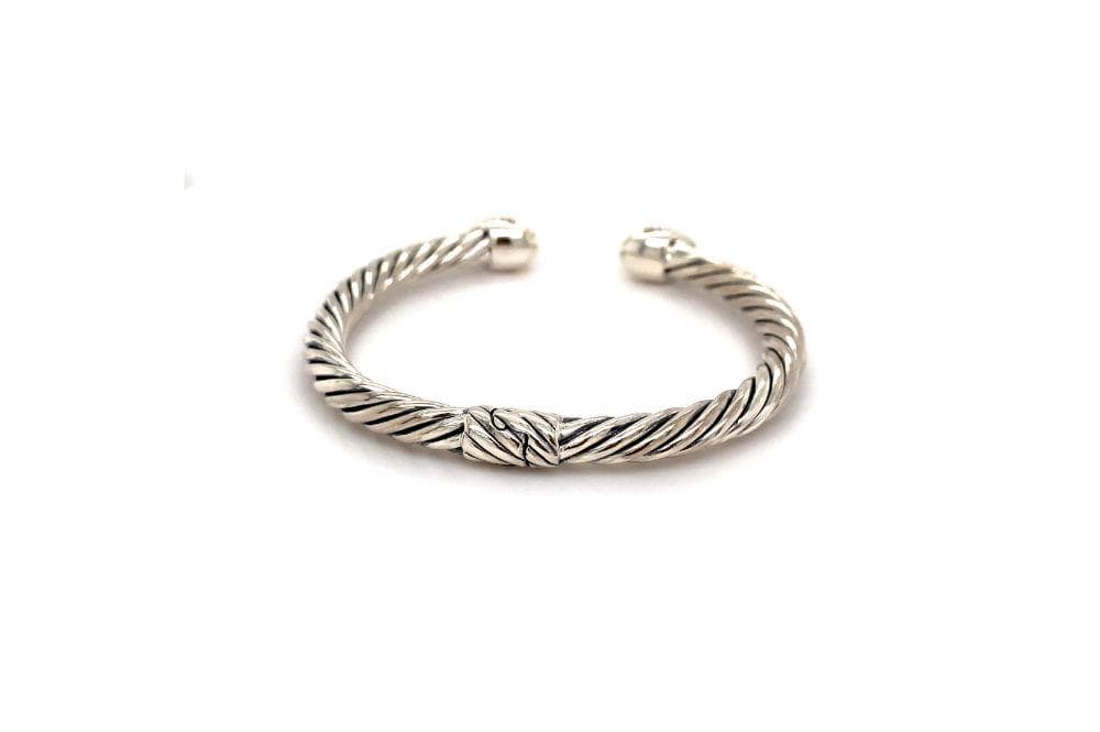 Pave Diamond Cable Bangle