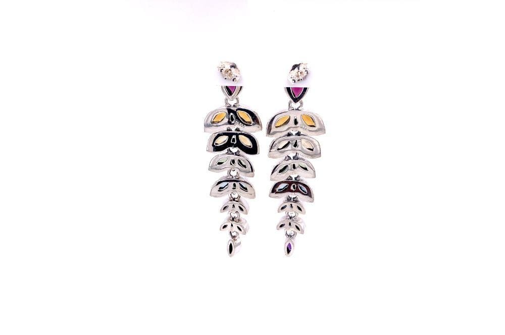 Evening Flight Earrings- Multi