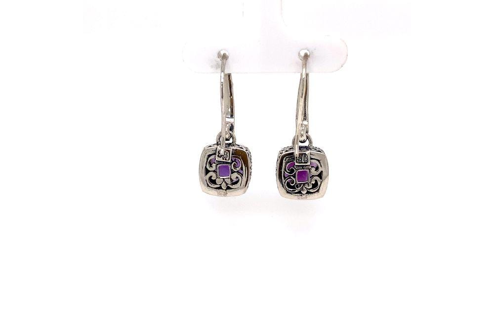 Honesty Earrings- Amethyst