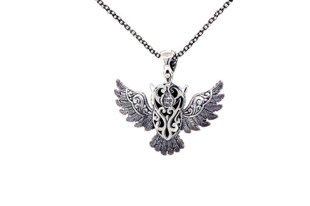 Owl Pendant- Amethyst